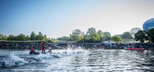 Schwimmstart beim Ironman Roth - dem Ironman mit künstlichem Hüftgelenk