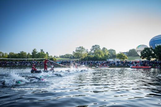 Schwimmstart beim Ironman Roth - dem Ironman mit künstlichem Hüftgelenk