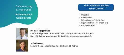 Probleme nach Gelenkersatz - was tun?