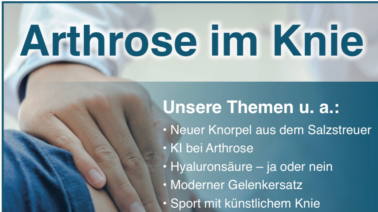 250 Besucher beim Knie-Arthrose-Tag – von Diagnose bis Gelenkersatz